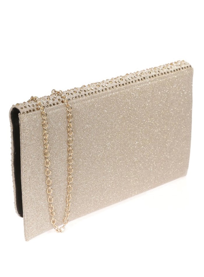 Pochette de fête en strass
