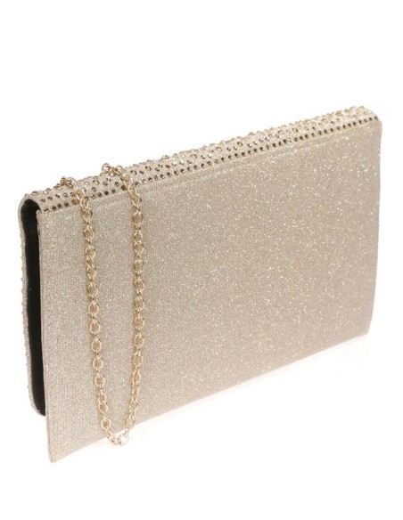 Pochette de fête en strass