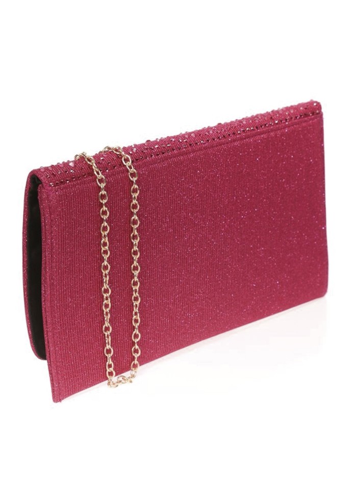 Pochette de fête en strass