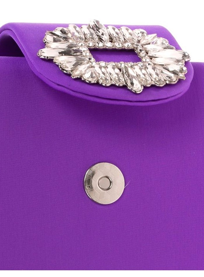 Bolso de fiesta con broche joya - Invitada...