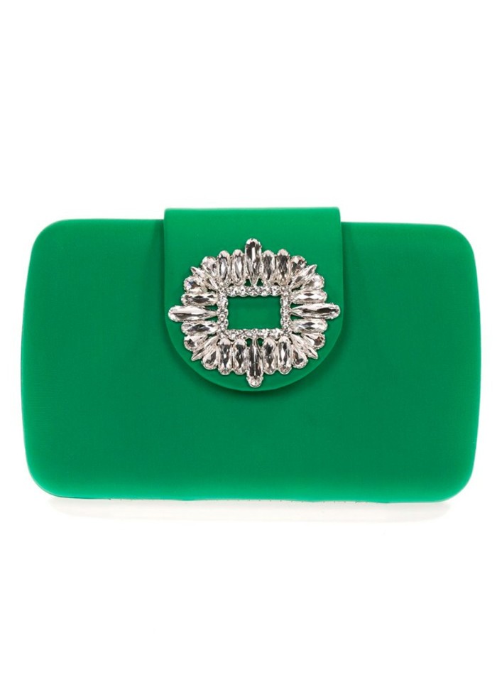 Party handbag with jewel brooch - Invitada...