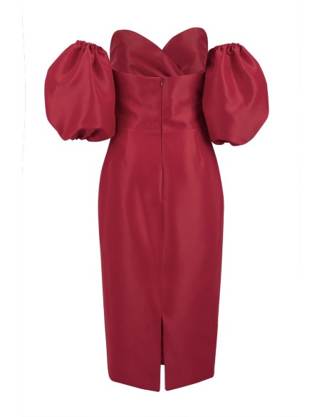 Vestido de fiesta escote corazón - Teresa Andrés Gonzalvo