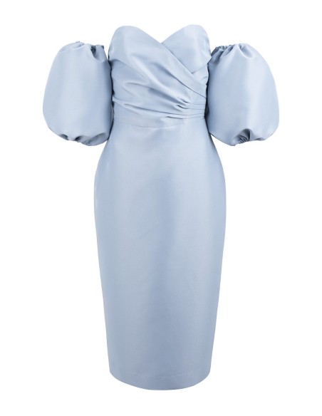 Robe de soirée à encolure cache-coeur - Teresa Andrés Gonzalvo