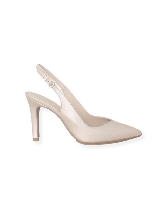 Nude heeled party shoes 2