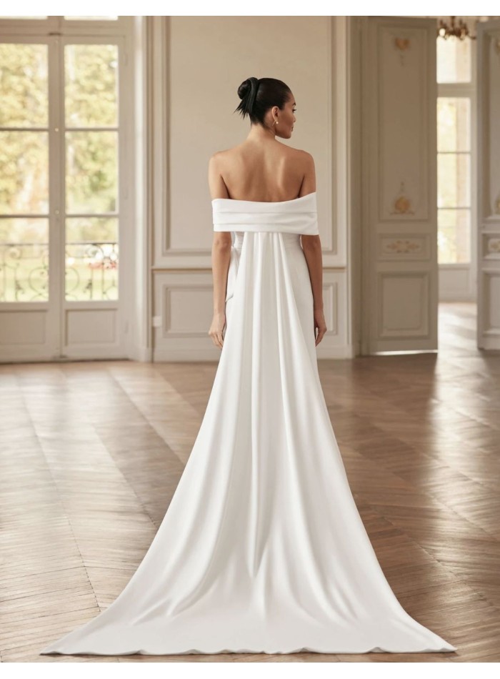Robe de mariée coupe sirène avec corset