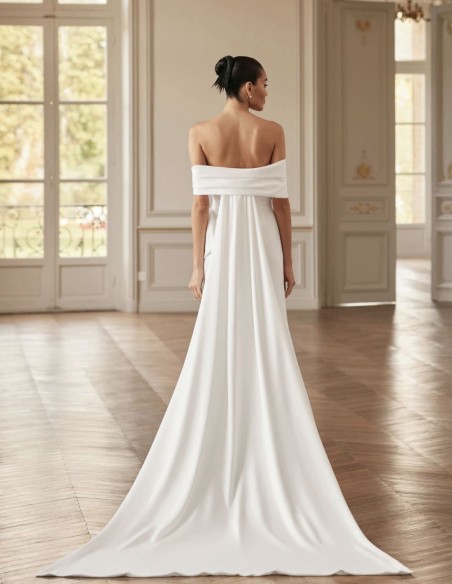 Robe de mariée coupe sirène avec corset