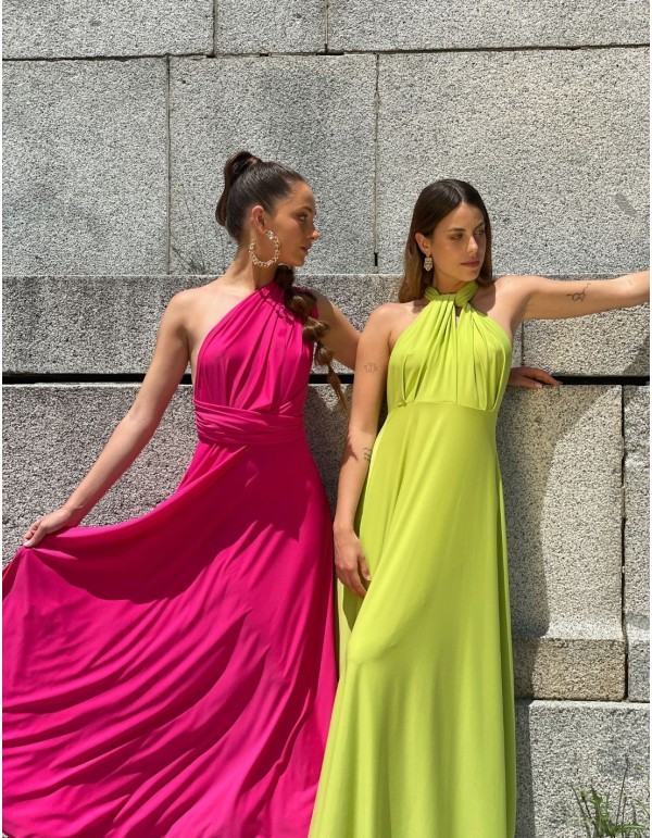 Robe longue de fête multipositions 2