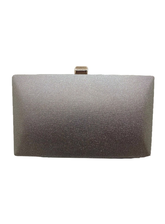 Iridescent glitter evening clutch bag