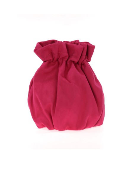 Sac bowler en daim avec chaîne