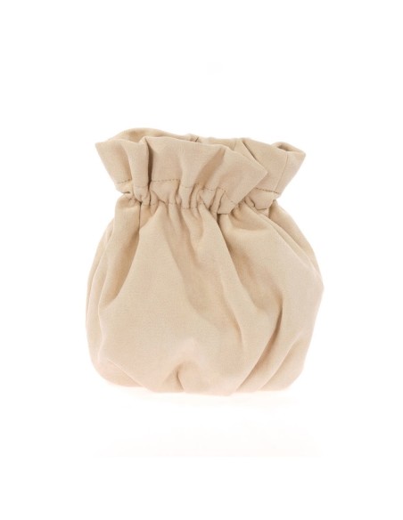 Bolso bombonera efecto ante con cadena