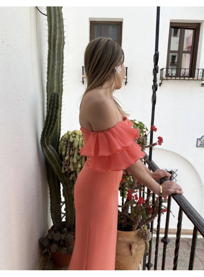 Long strapless party dress - Marta Cano