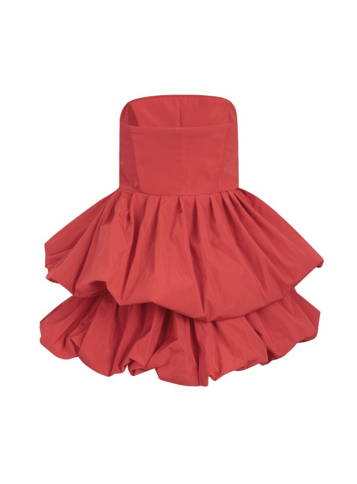 Robe courte de soirée à bretelles