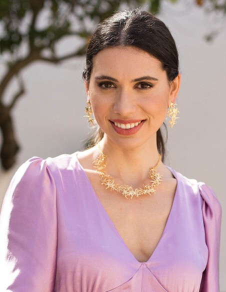 Collier en or avec ornement étoile de mer