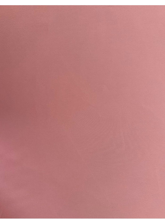 Vestido cóctel midi con volante y abertura