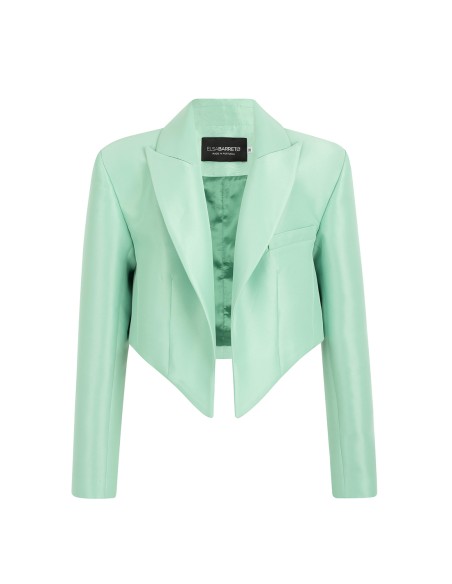 Structured short blazer