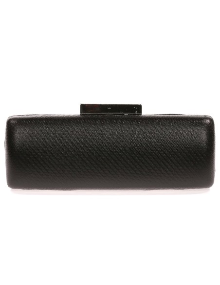 Bolso de mano alargado metalizado