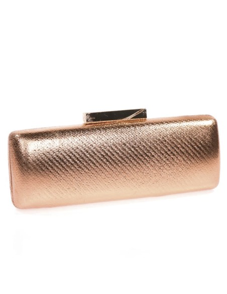 Metallic clutch bag