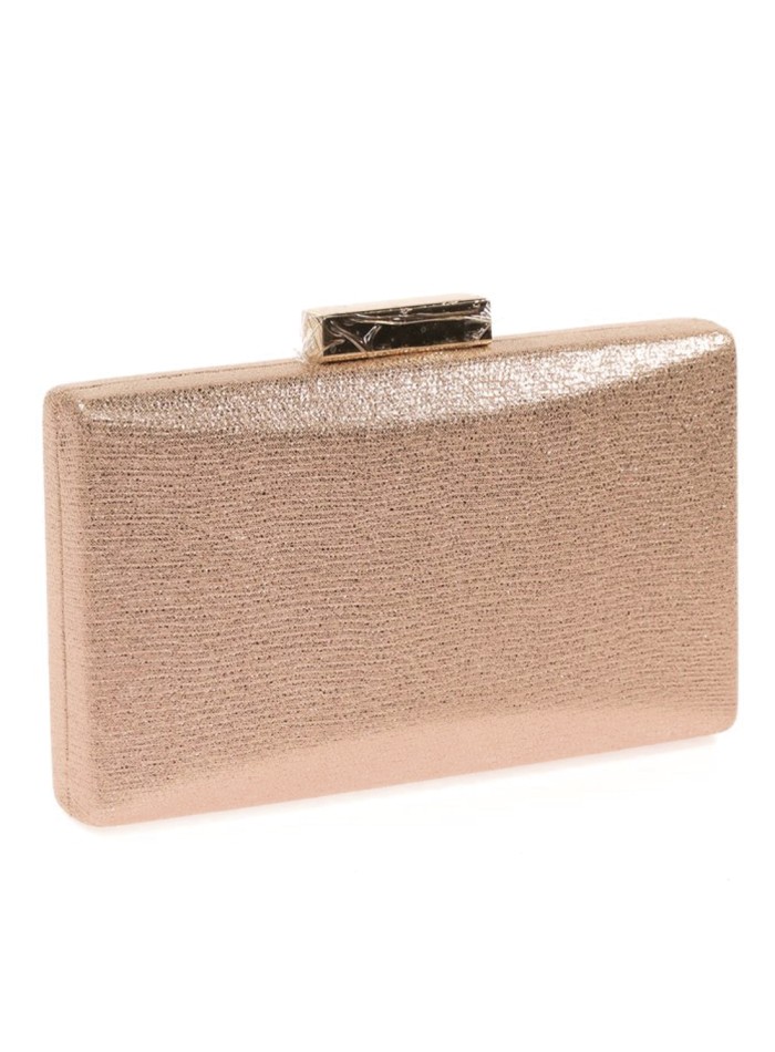 Bolso de fiesta de tejido metalizado