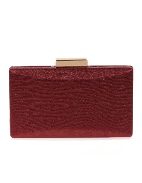 Bolso de fiesta de tejido metalizado