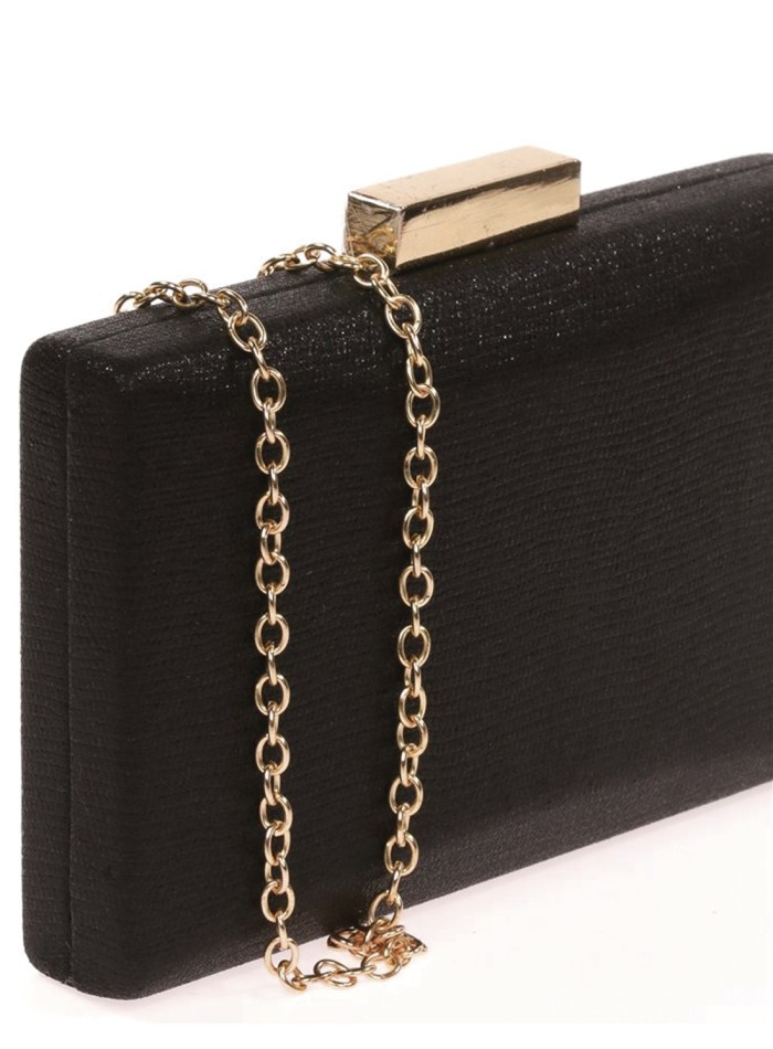 Bolso de fiesta de tejido metalizado