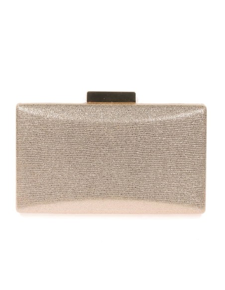 Bolso de fiesta de tejido metalizado