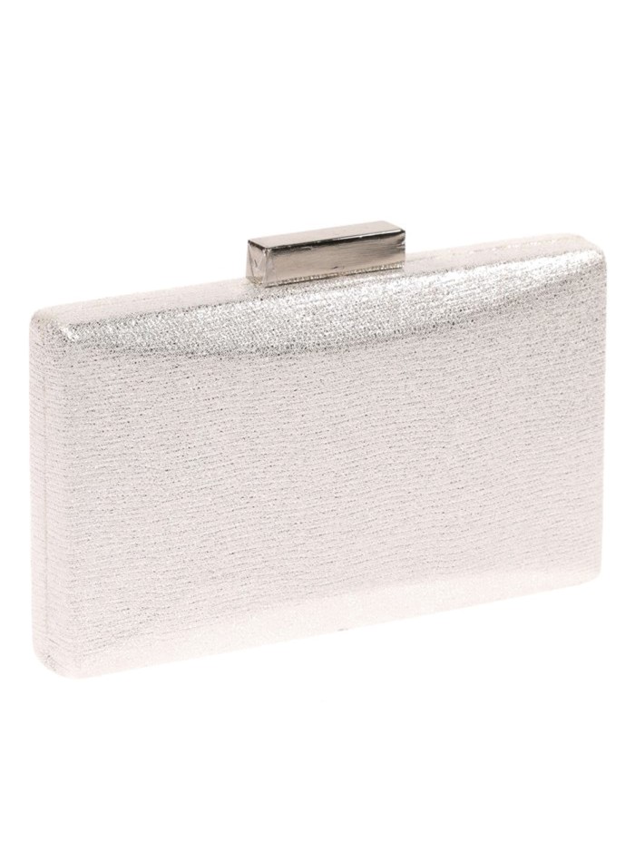 Bolso de fiesta de tejido metalizado