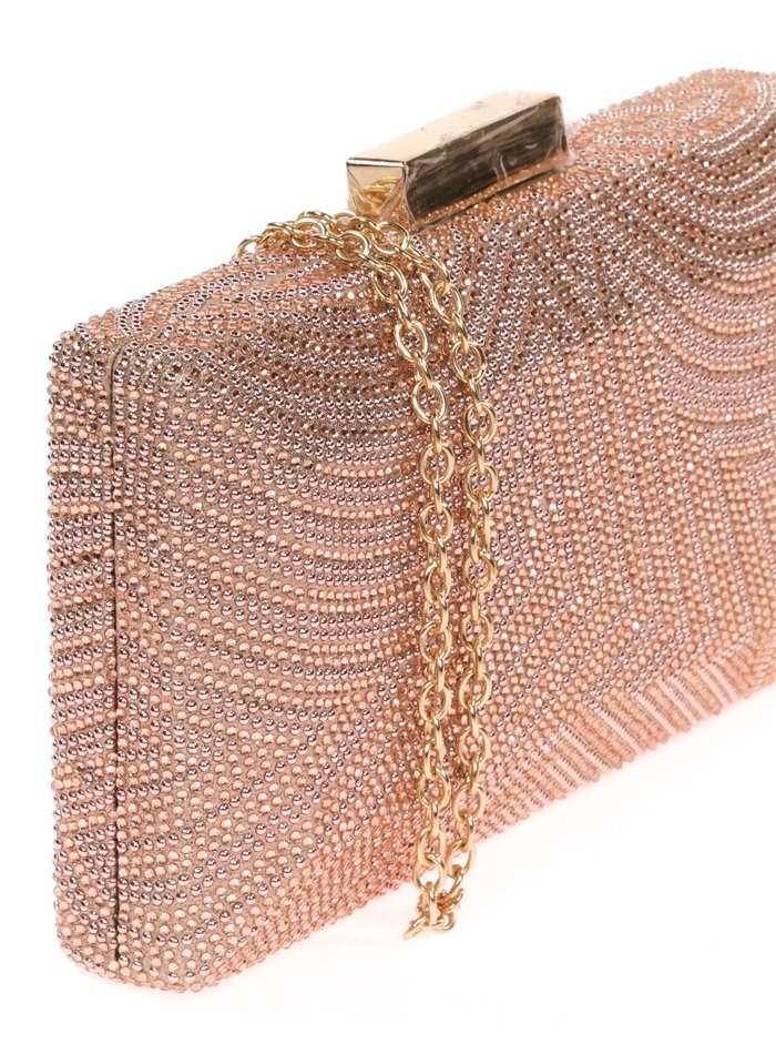 Rhinestone clutch bag - INVITADA PERFECTA