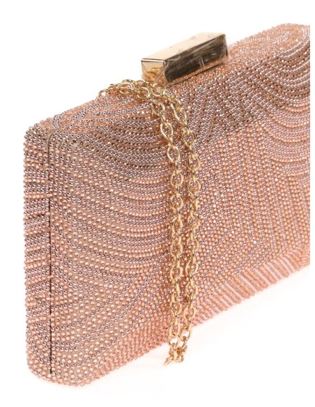 Rhinestone clutch bag - INVITADA PERFECTA