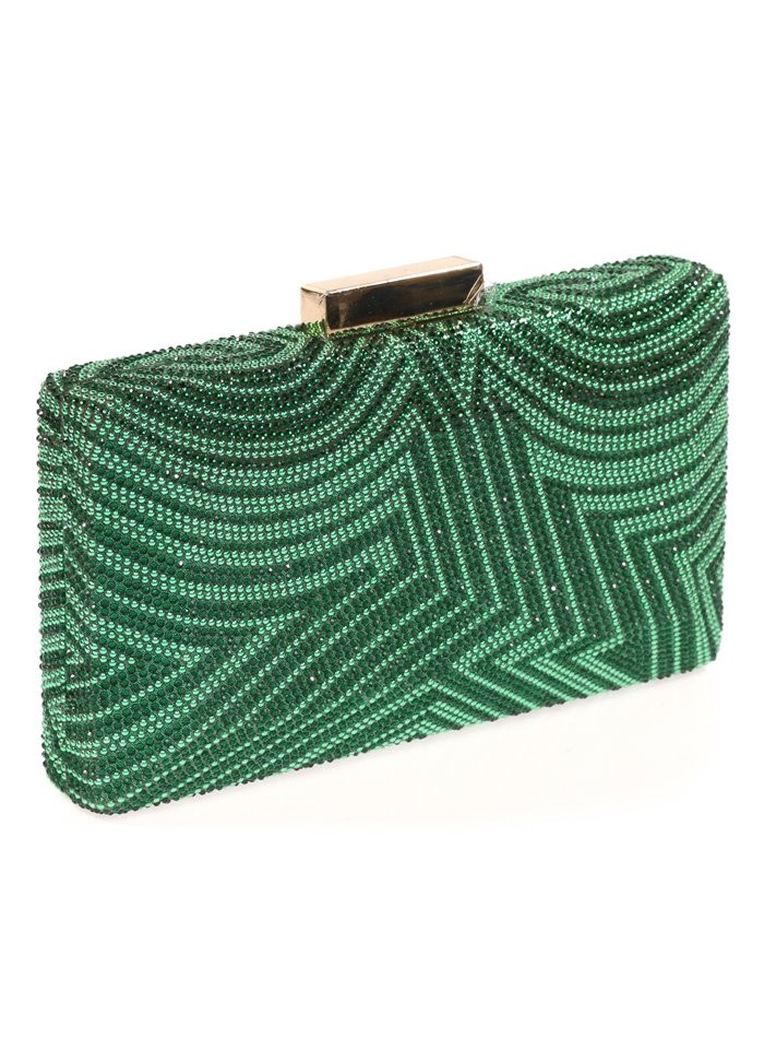 Rhinestone clutch bag - INVITADA PERFECTA