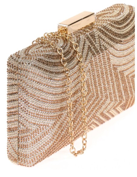Rhinestone clutch bag - INVITADA PERFECTA