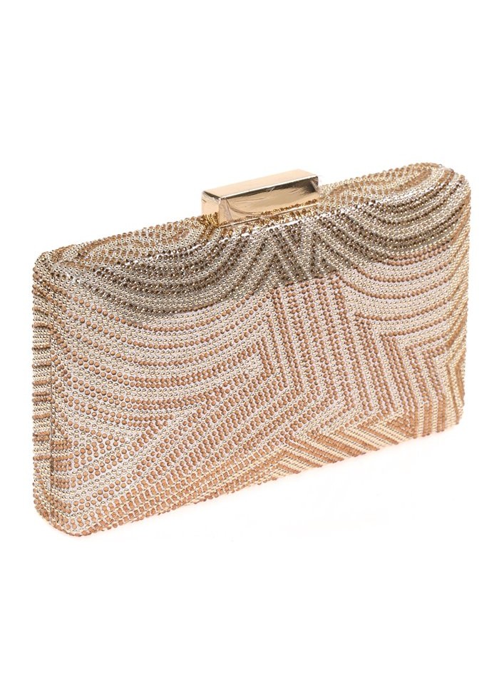 Rhinestone clutch bag - INVITADA PERFECTA