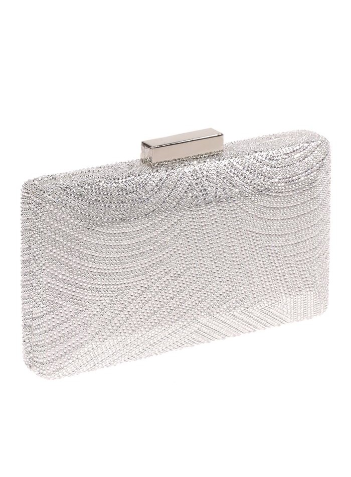 Rhinestone clutch bag - INVITADA PERFECTA