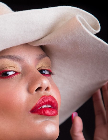 Versatile wool hat for any occasion.