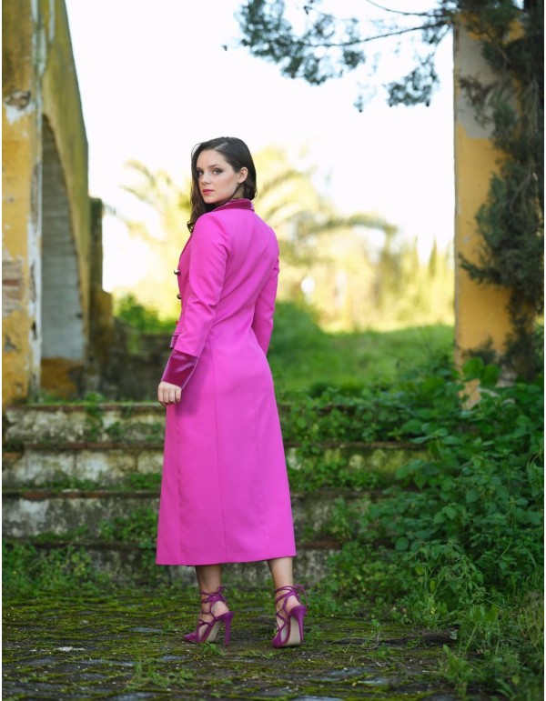 Crossover party dress with plunging neckline