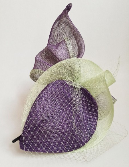 Guest headdress with veil.