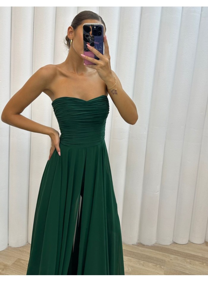 Party jumpsuit with cape in the pants.