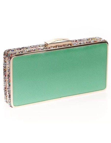 Sac de fête avec strass sur le côté - rectangulaire