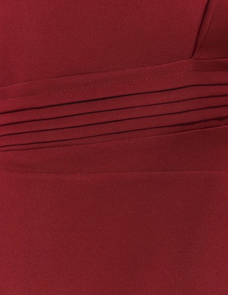 Strapless evening dress for guests