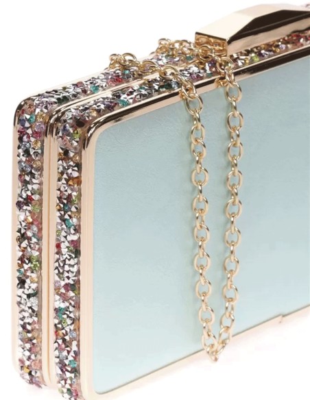 Sac de fête avec strass sur le côté - rectangulaire