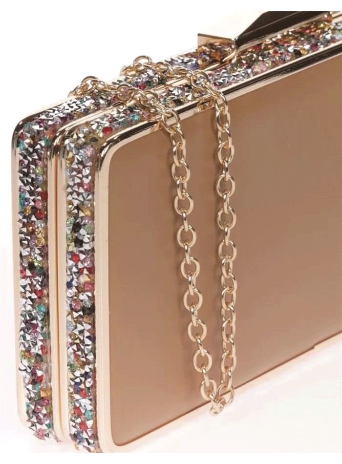 Sac de fête avec strass sur le côté -...