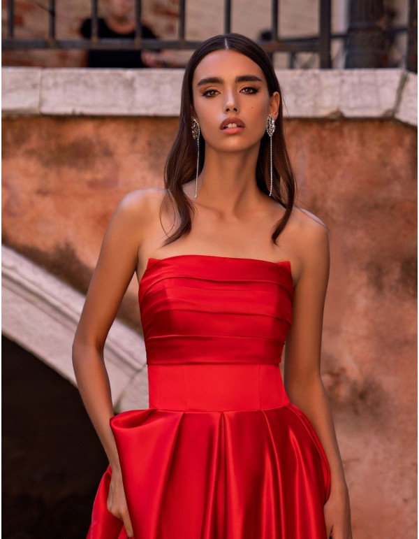 Robe longue de soirée à bretelles 2