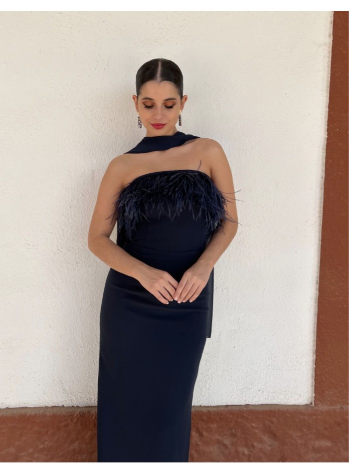 Chal de fiesta corto de gasa