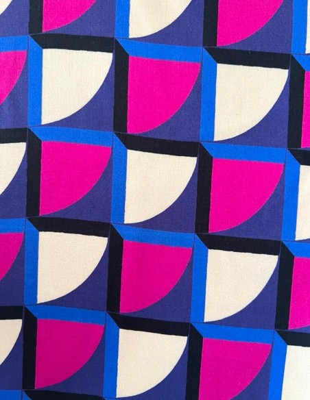 Blazer de fiesta estampada anudada