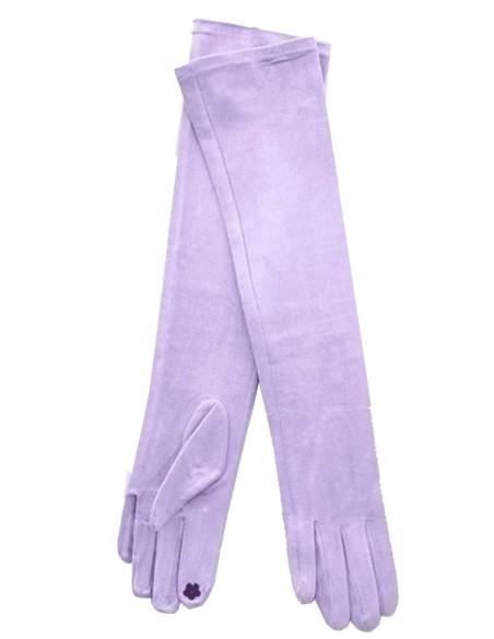 Longs gants en daim pour les invités