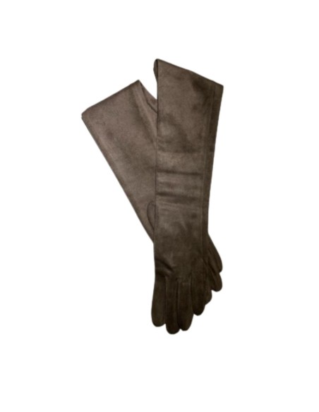 Longs gants en daim pour les invités