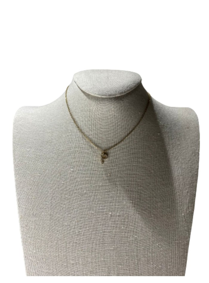 Colgante personalizado con letra inicial.