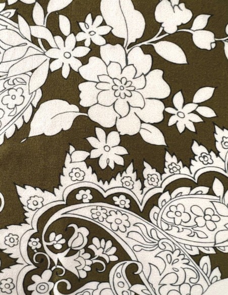 Ensemble veste et pantalon à imprimé floral