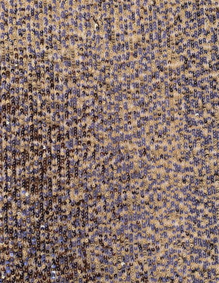 Robe de cocktail avec sequins et manches françaises