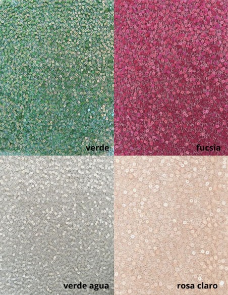 Robe de cocktail avec paillettes et appliques