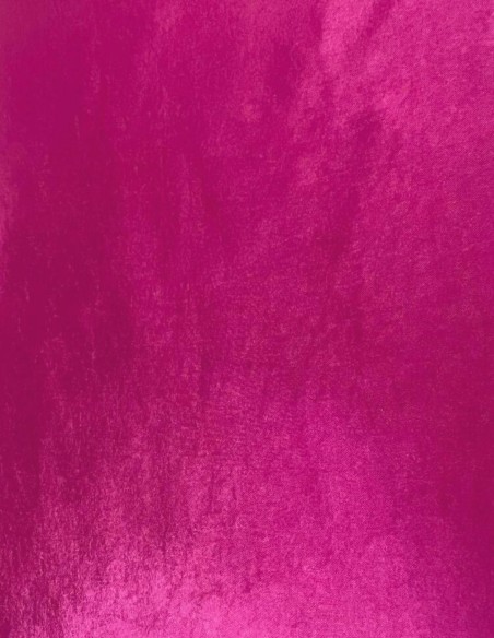 Satin midi party dress with V-neckline and flounce skirt